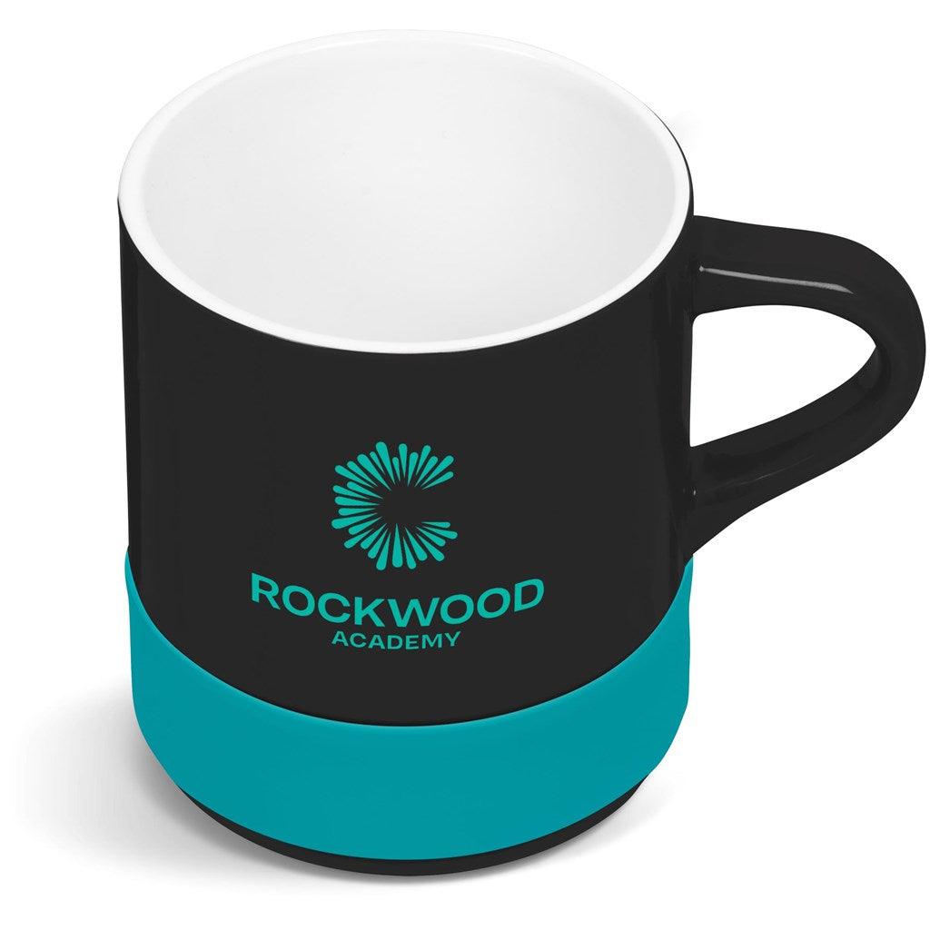 Kooshty Mixalot Black Mug - 320ml - Turquoise