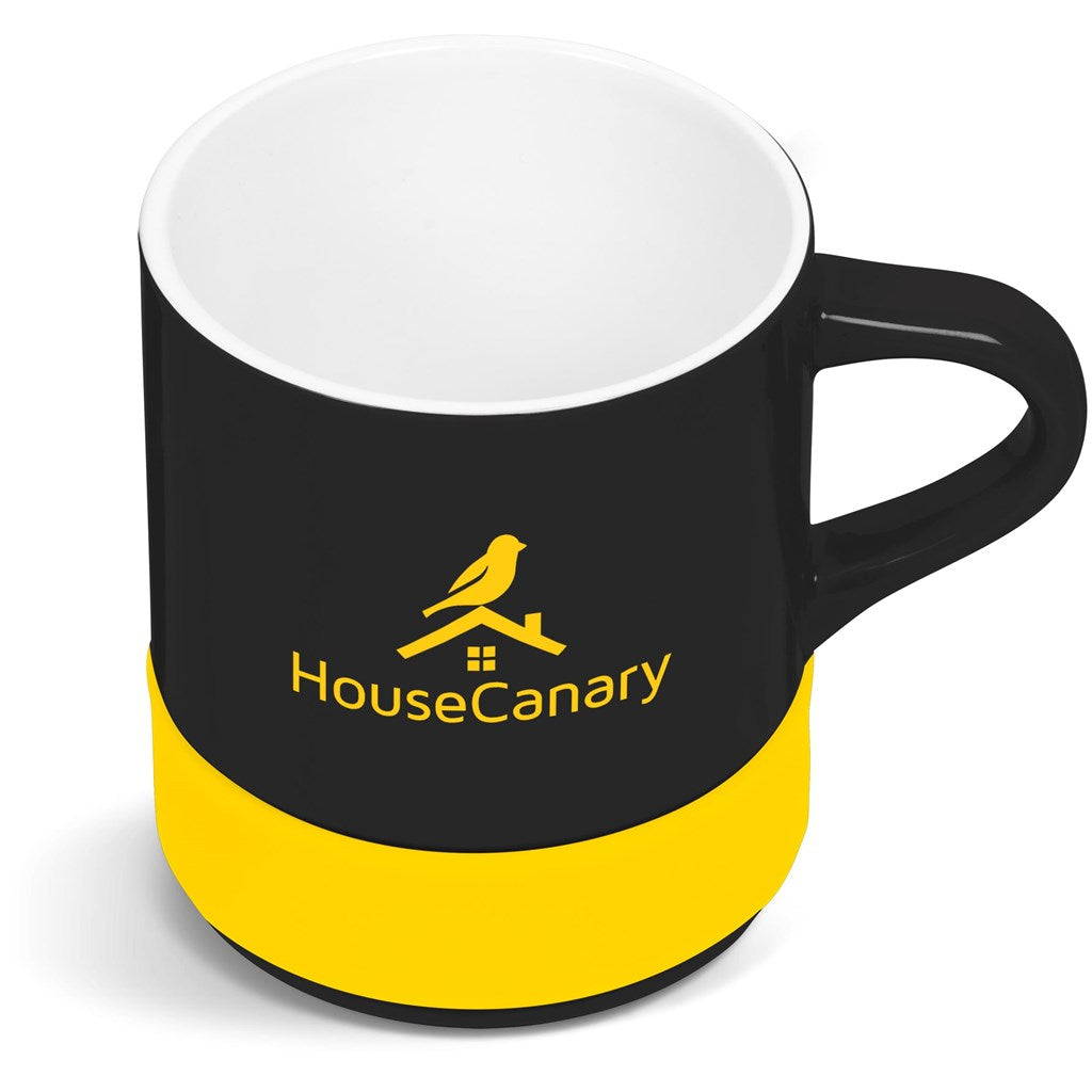 Kooshty Mixalot Black Mug - 320ml - Yellow