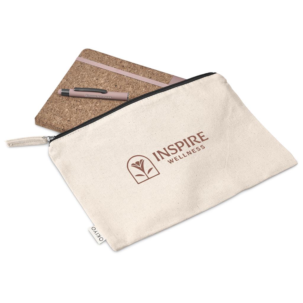 Okiyo Denki Cork Notebook & Pen Set - Nude