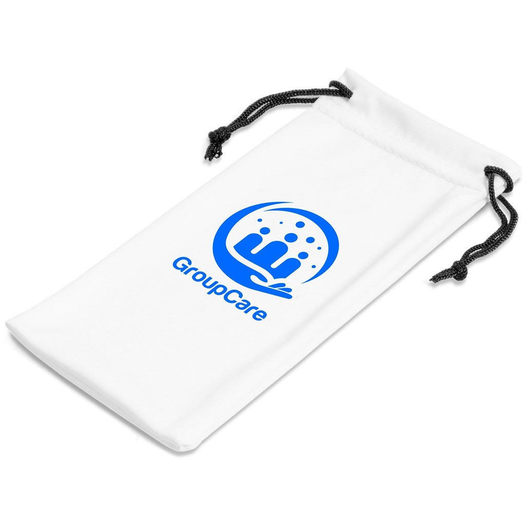 Boardwalk Microfibre Sunglasses Pouch - Solid White