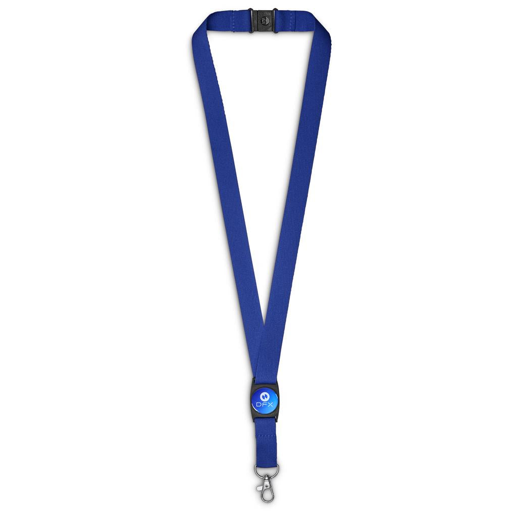Altitude Bold Statement Dome Lanyard - Blue