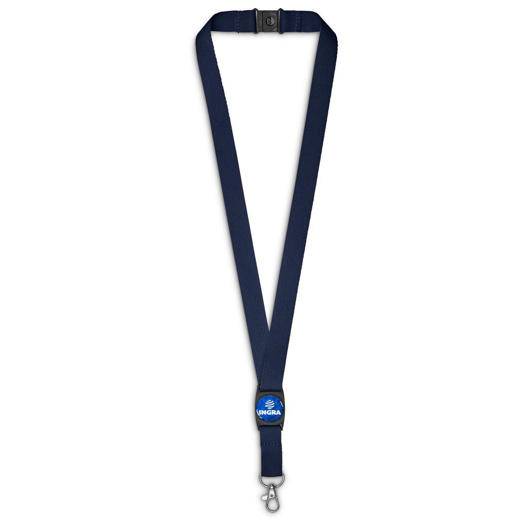 Altitude Bold Statement Dome Lanyard - Navy