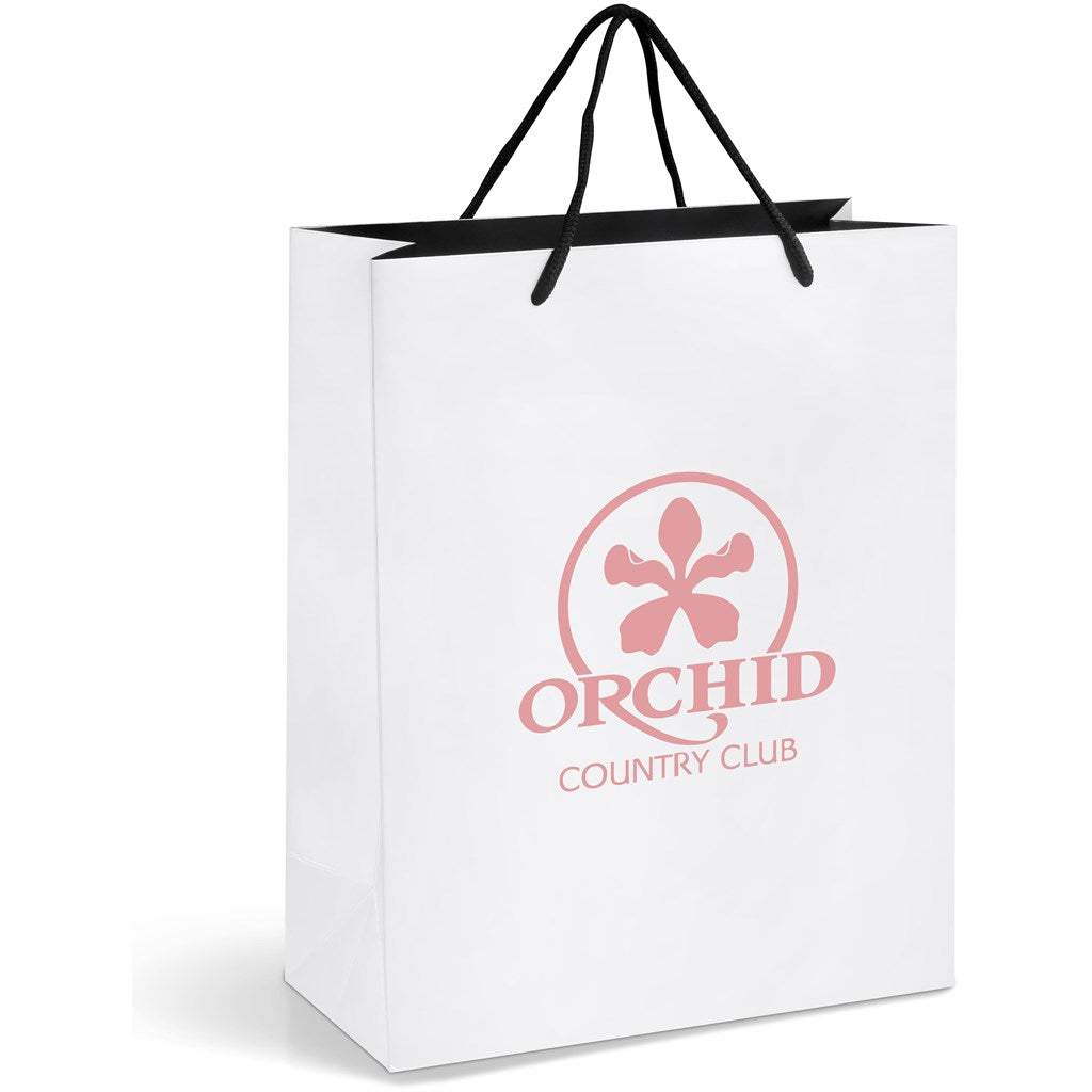 Altitude Dazzle Midi Paper Gift Bag - Solid White