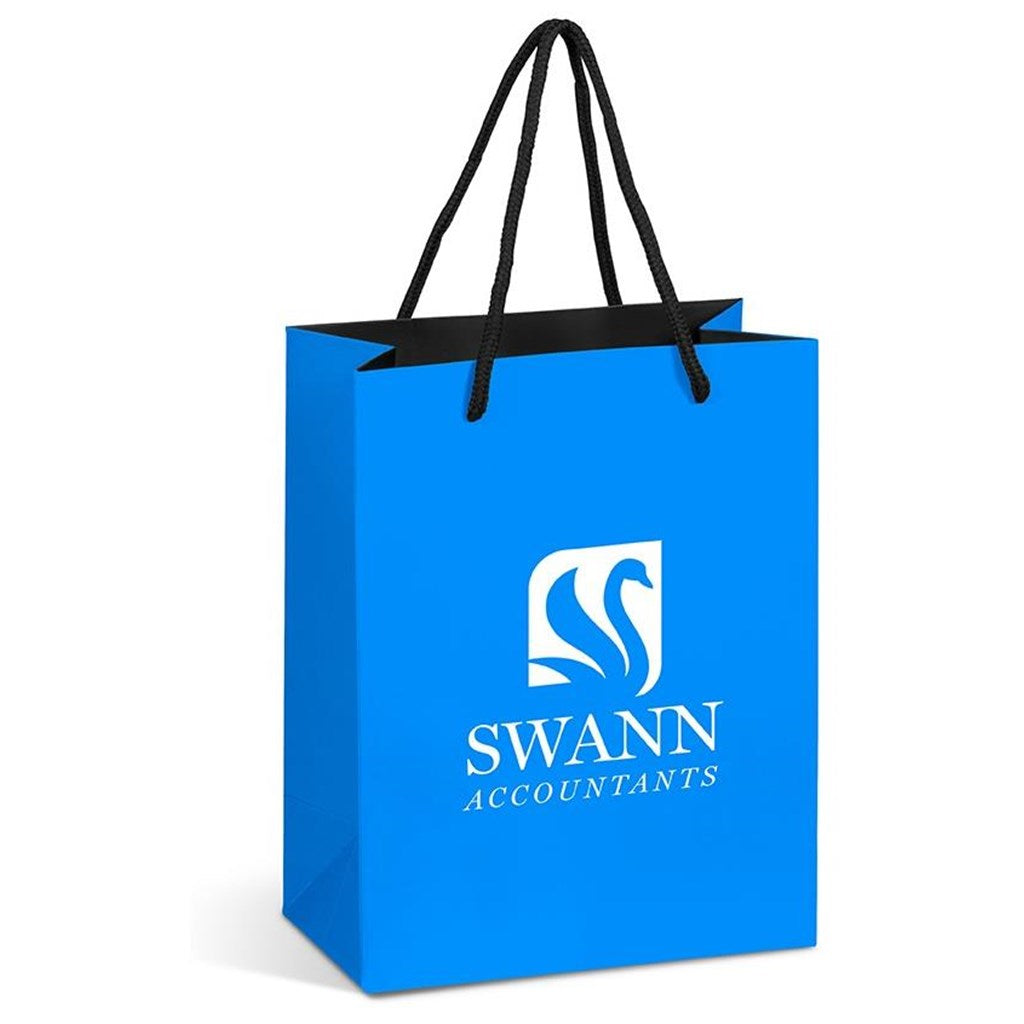 Altitude Omega Mini Paper Gift Bag - Light Blue