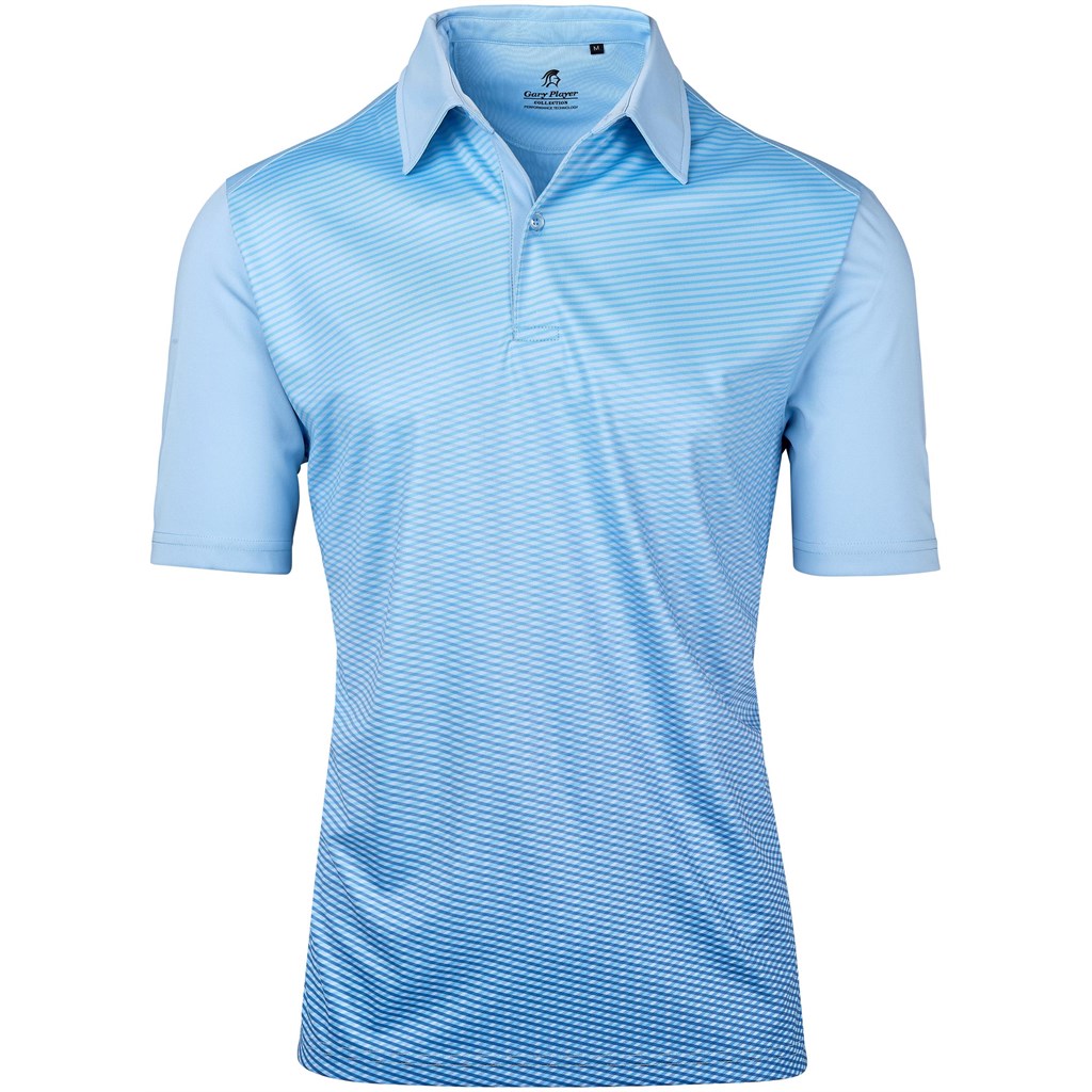 Mens Masters Golf Shirt - Light Blue
