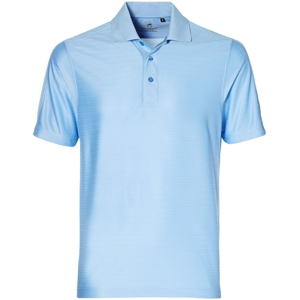 Mens Oakland Hills Golf Shirt - Light Blue