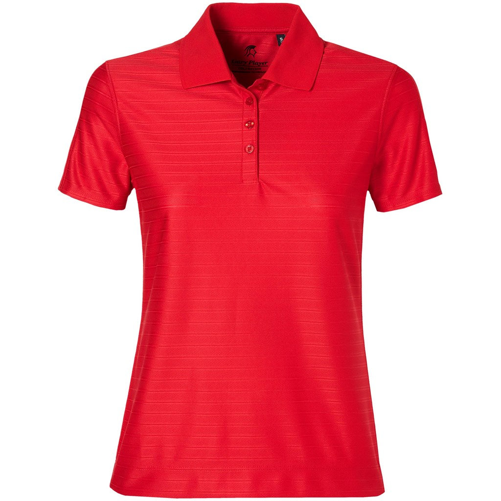 Ladies Oakland Hills Golf Shirt - Red