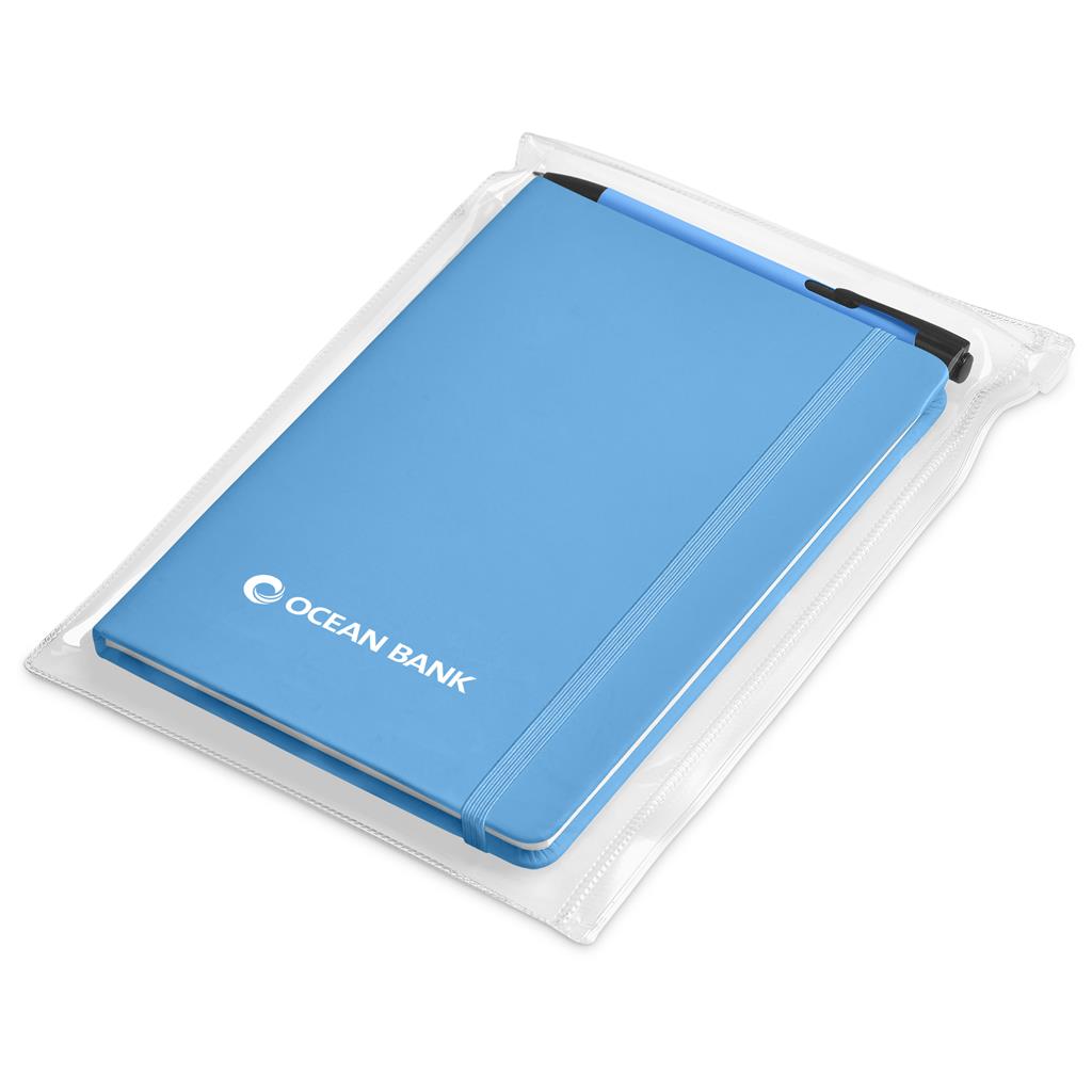 Altitude Powell Notebook & Pen Set - Light Blue