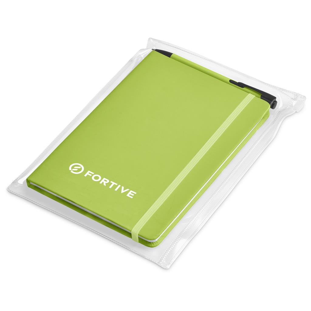 Altitude Powell Notebook & Pen Set - Lime