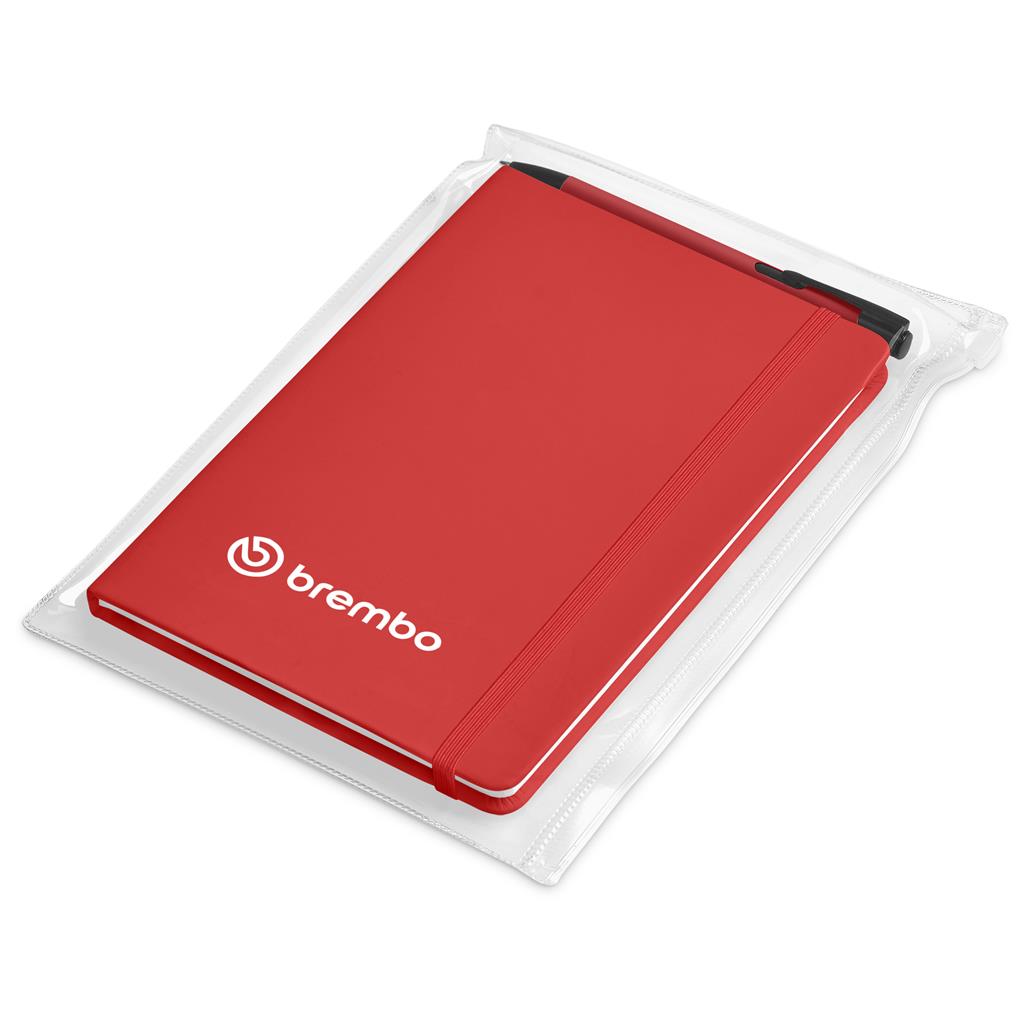 Altitude Powell Notebook & Pen Set - Red