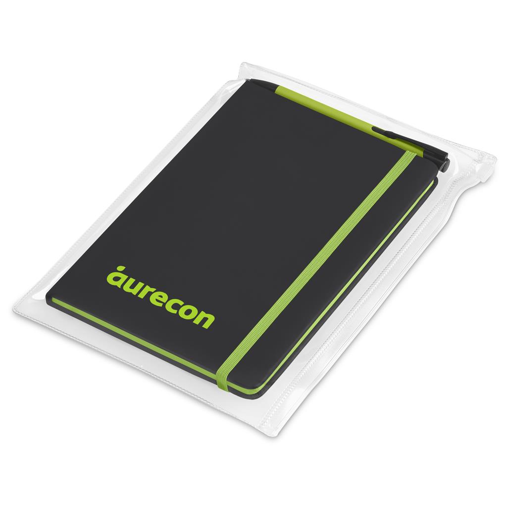 Altitude Harrison Notebook & Pen Set - Lime