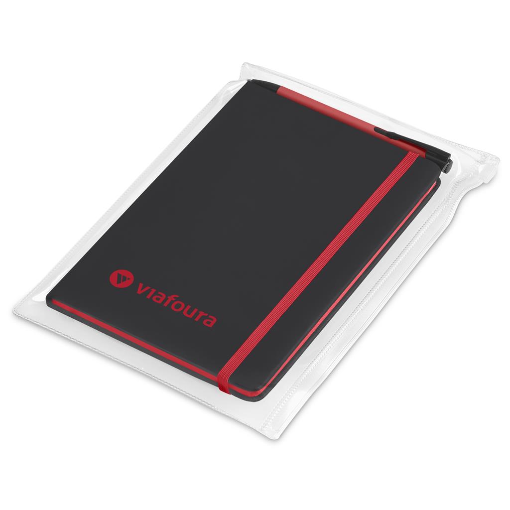 Altitude Harrison Notebook & Pen Set - Red