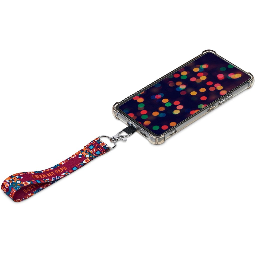 Altitude Rambler Single-Sided Sublimated Satin Wrist Phone Strap