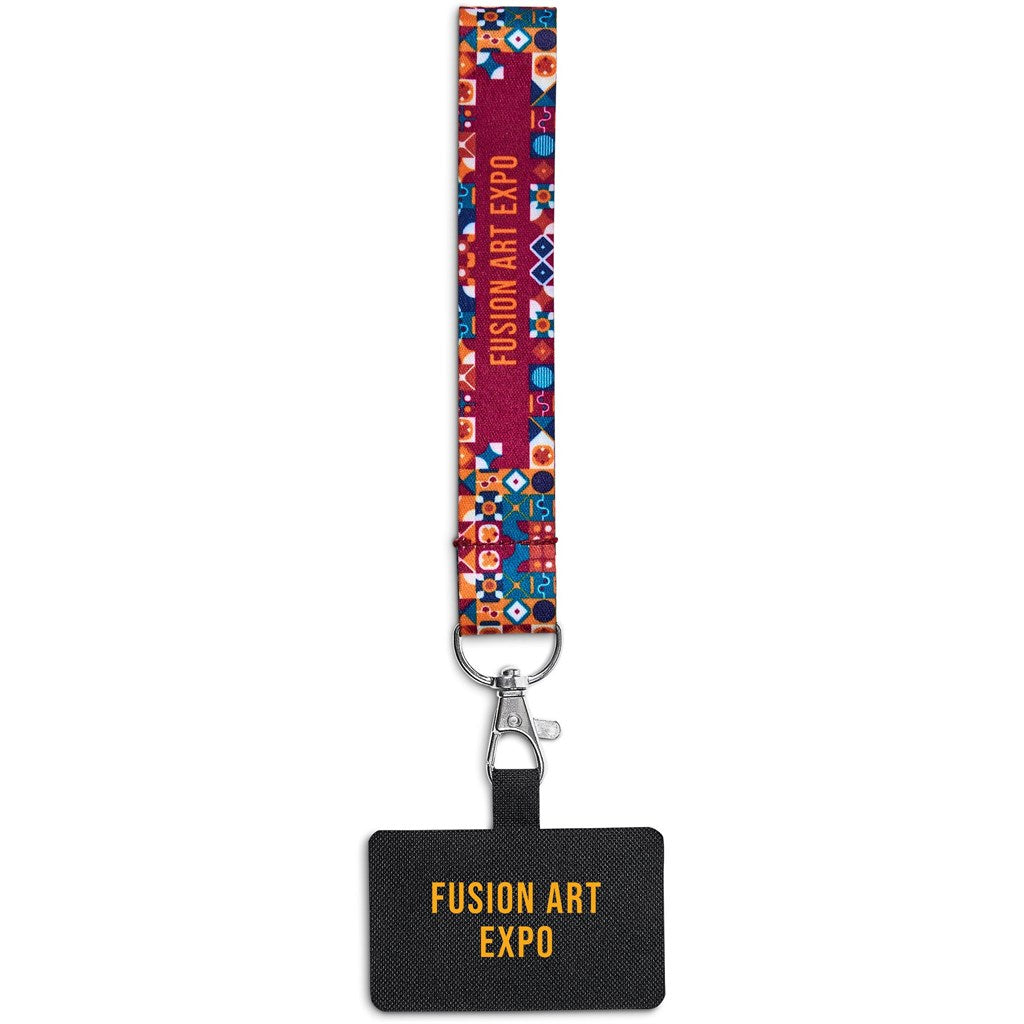 Altitude Rambler Single-Sided Sublimated Satin Wrist Phone Strap