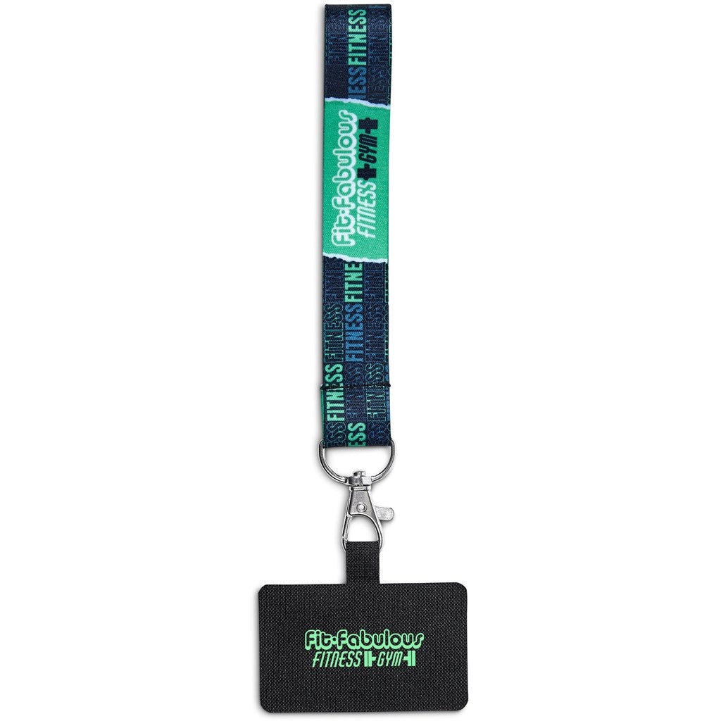 Altitude Rambler Single-Sided Sublimated Satin Wrist Phone Strap