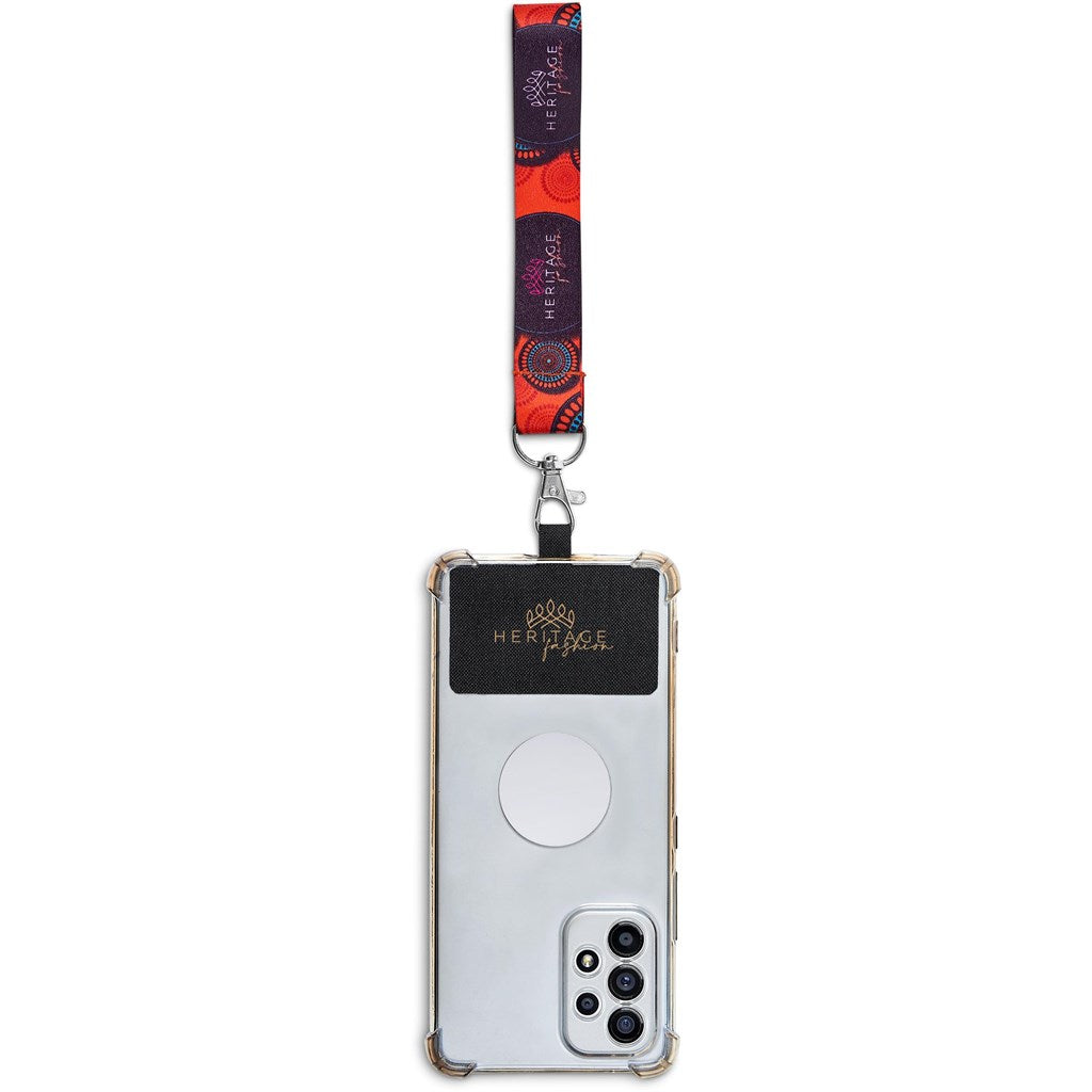 Altitude Rambler Single-Sided Sublimated Satin Wrist Phone Strap