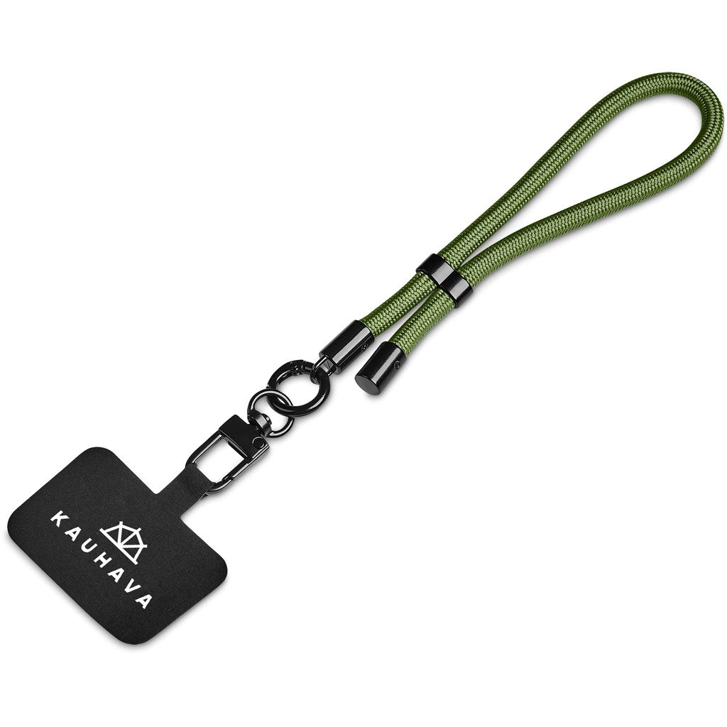 Altitude Silhouette Wrist Phone Strap - Military Green