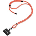Altitude Silhouette Crossbody Phone Strap - Coral