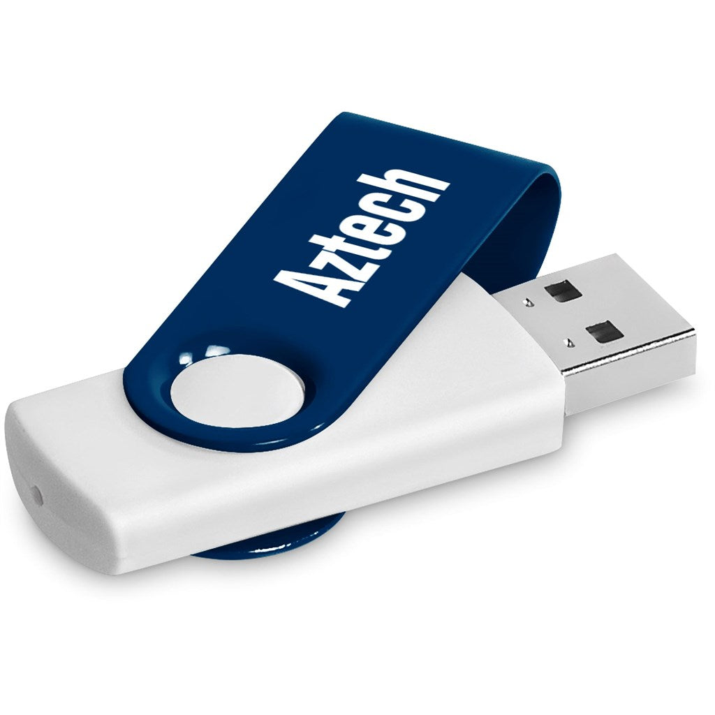 Altitude Axis Gyro White Flash Drive - 8GB - Navy