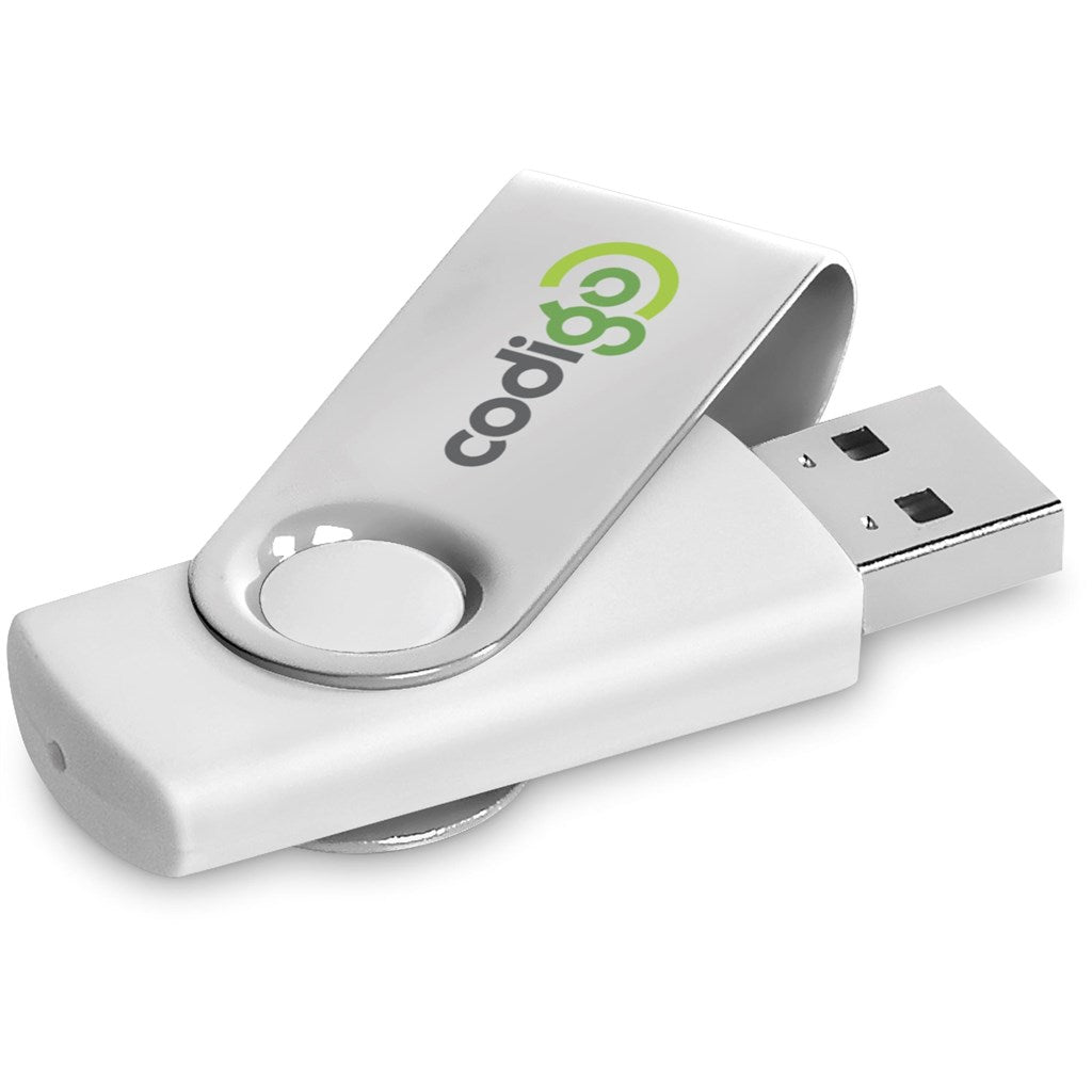 Altitude Axis Gyro White Flash Drive - 8GB - Silver