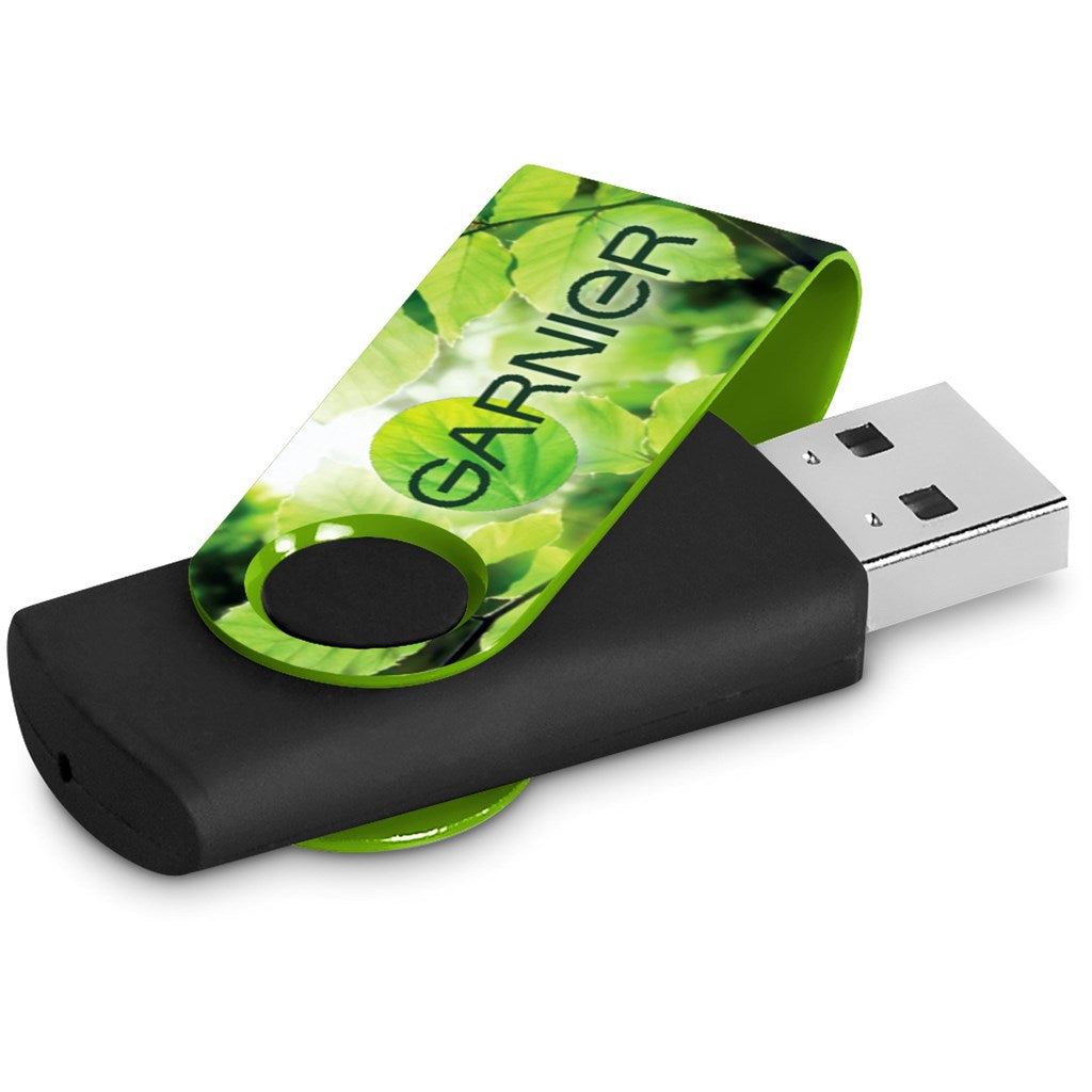 Altitude Axis Gyro Black Flash Drive - 16GB - Lime