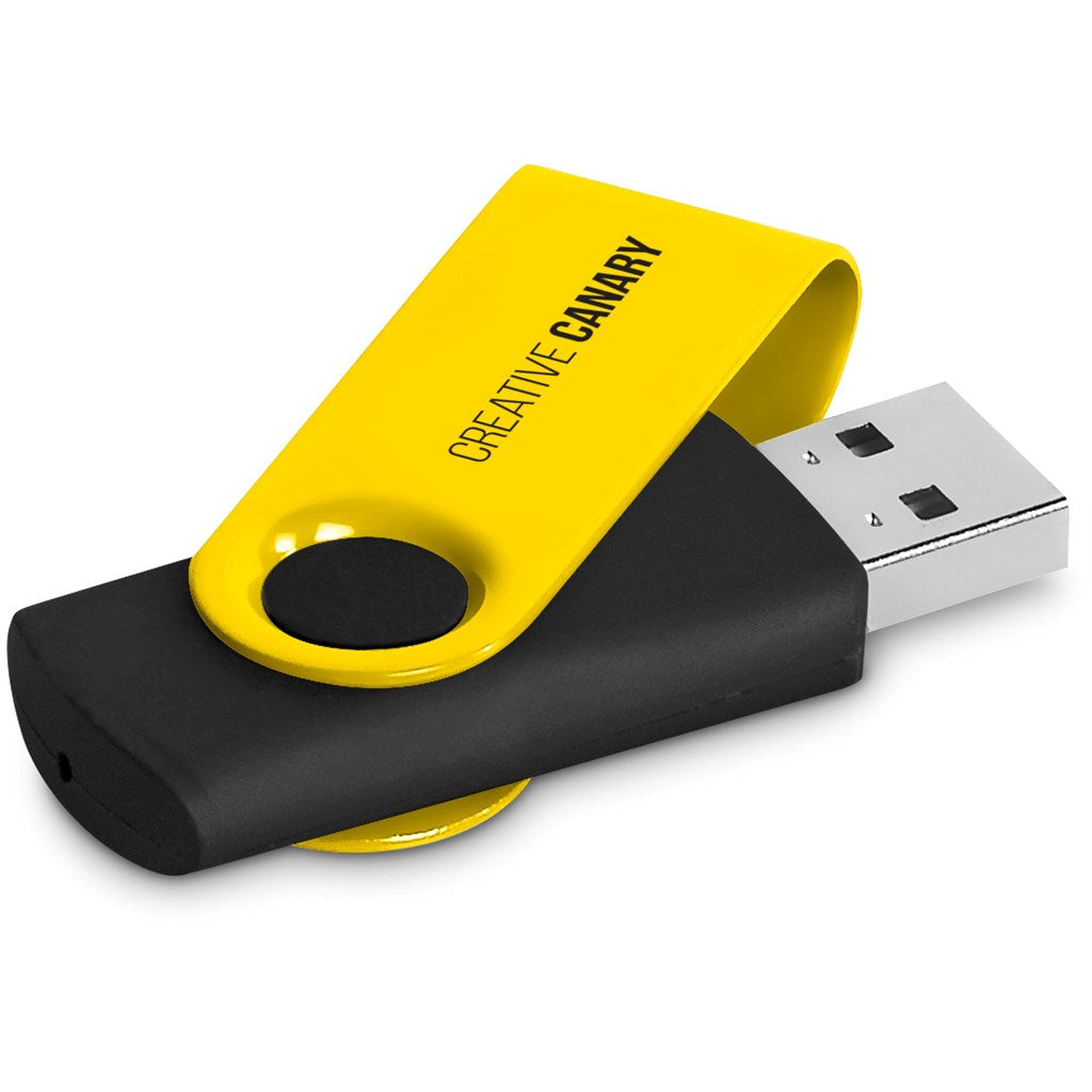 Altitude Axis Gyro Black Flash Drive - 16GB - Yellow