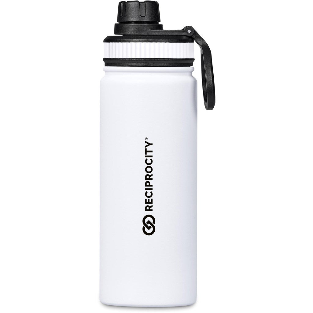Altitude Tevez Stainless Steel Water Bottle – 750ml - Solid White