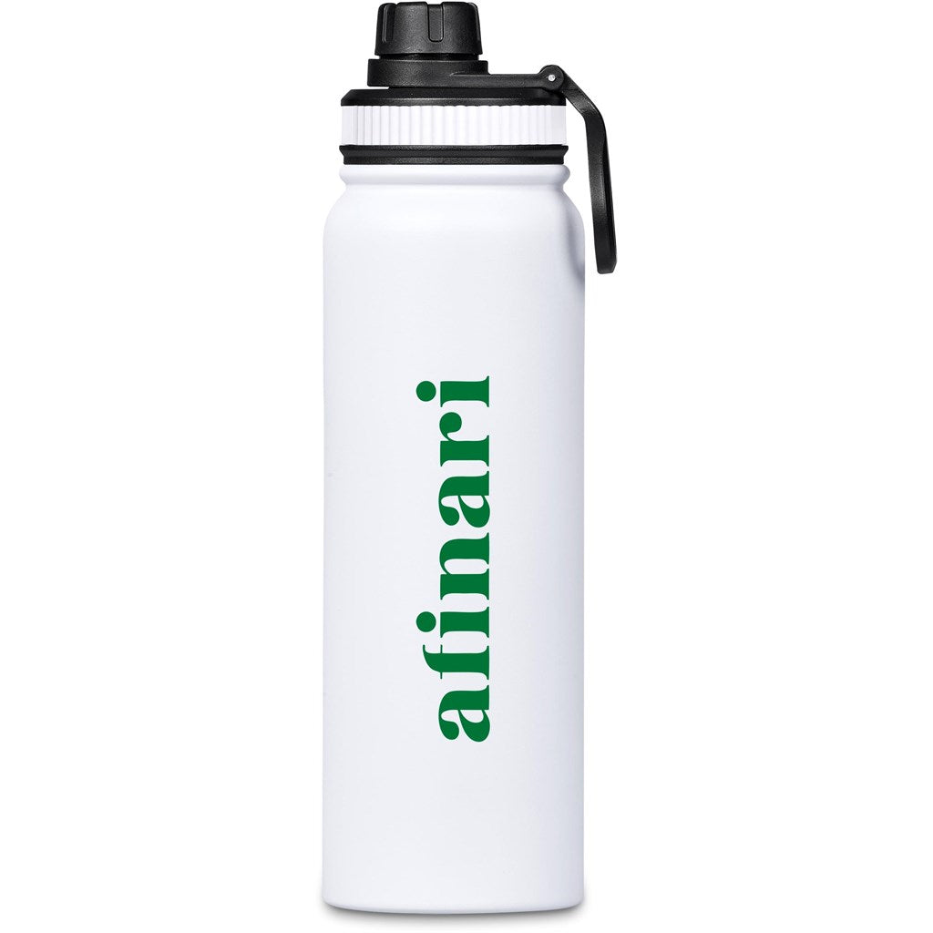 Altitude Elano Stainless Steel Vacuum Water Bottle – 750ml - Solid White