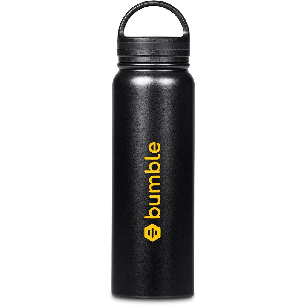 Altitude Fabiano Stainless Steel Vacuum Water Bottle – 750ml - Black