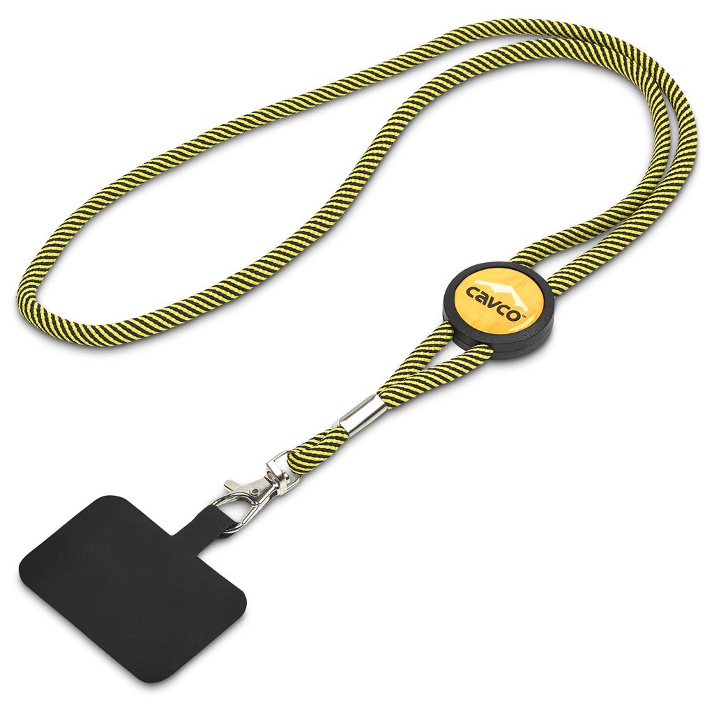 Altitude Twirl Phone Lanyard - Yellow