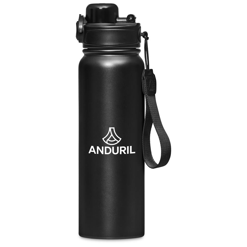 Altitude Navarro Stainless Steel Vacuum Water Bottle – 750ml - Black