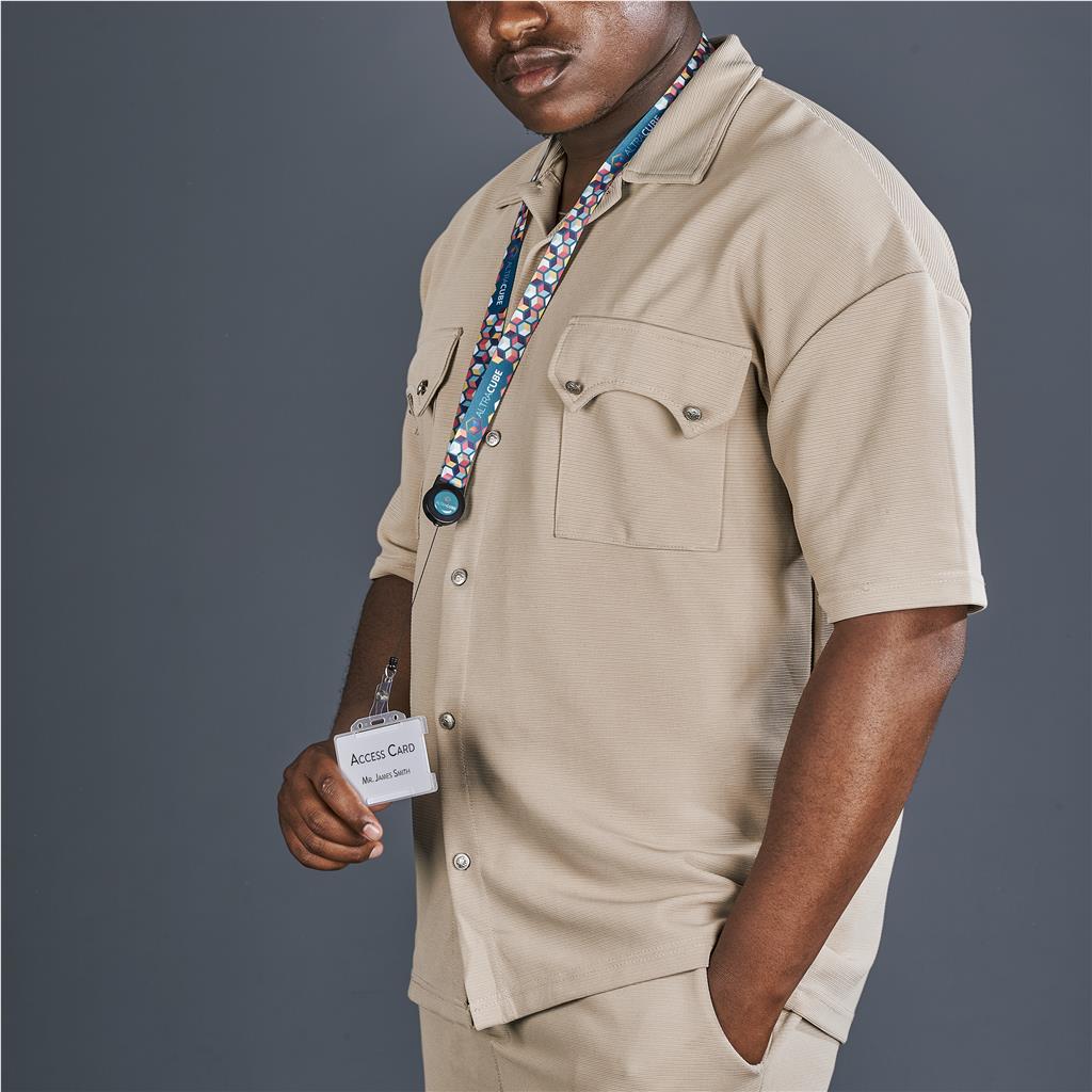 Altitude Badge Reel Single-Sided Sublimated Satin Lanyard