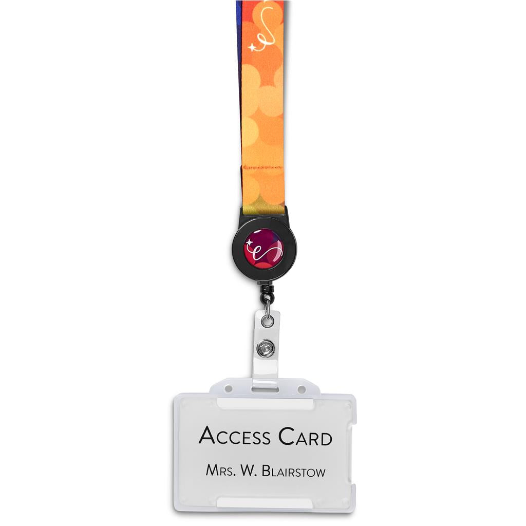 Altitude Badge Reel Double-Sided Sublimated Satin Lanyard