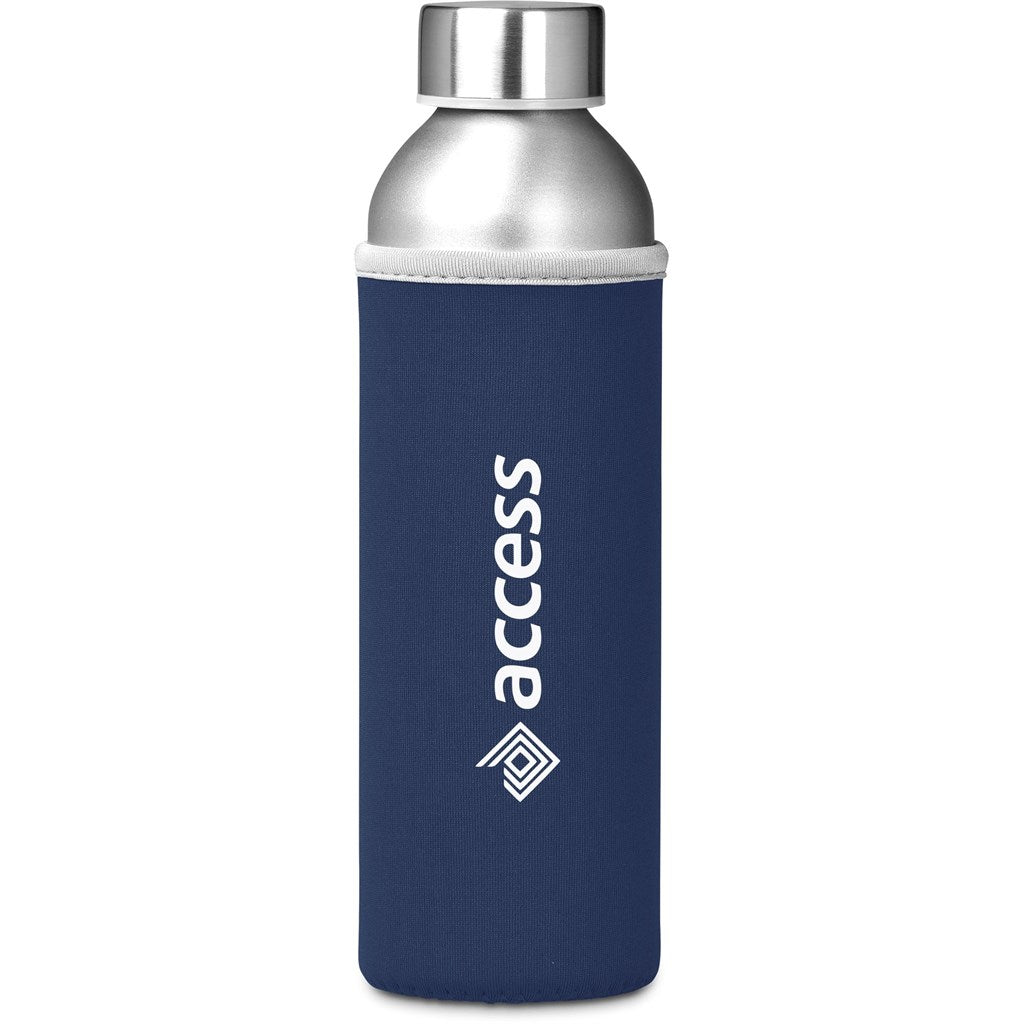 Kooshty Tosla Recycled Aluminium Water Bottle - 650ml - Navy