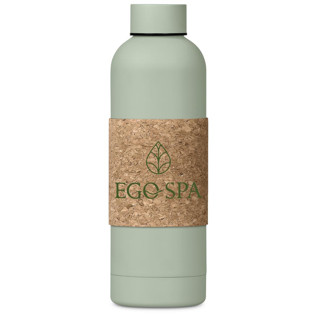 Kooshty Bermuda Kork Recycled Stainless Steel Water Bottle - 800ml - Sage