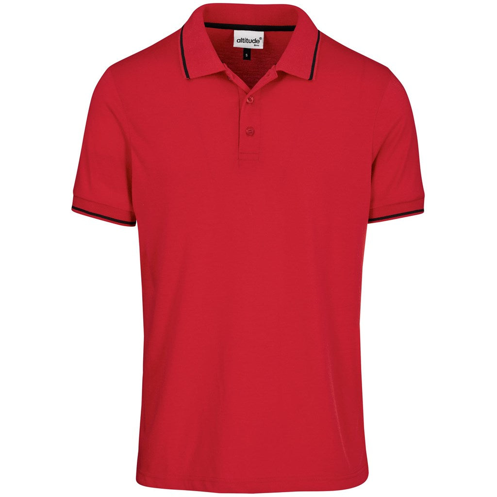 Mens Reward Golf Shirt - Red
