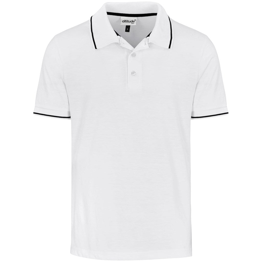 Mens Reward Golf Shirt - White