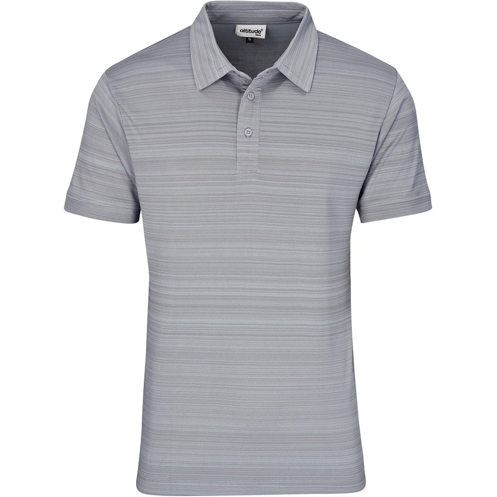 Mens Aberdeen Golf Shirt - Light Grey