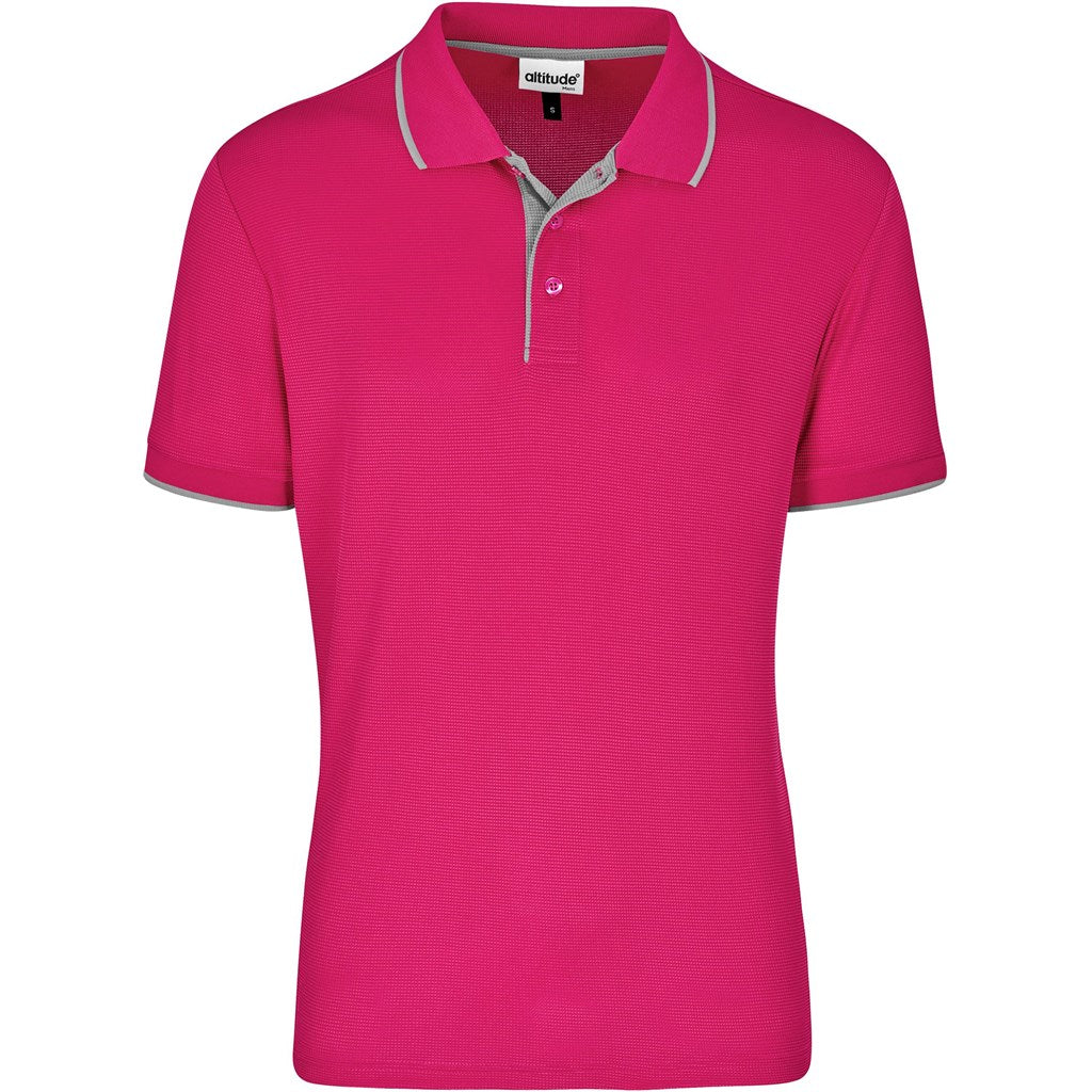 Mens Orion Golf Shirt - Pink