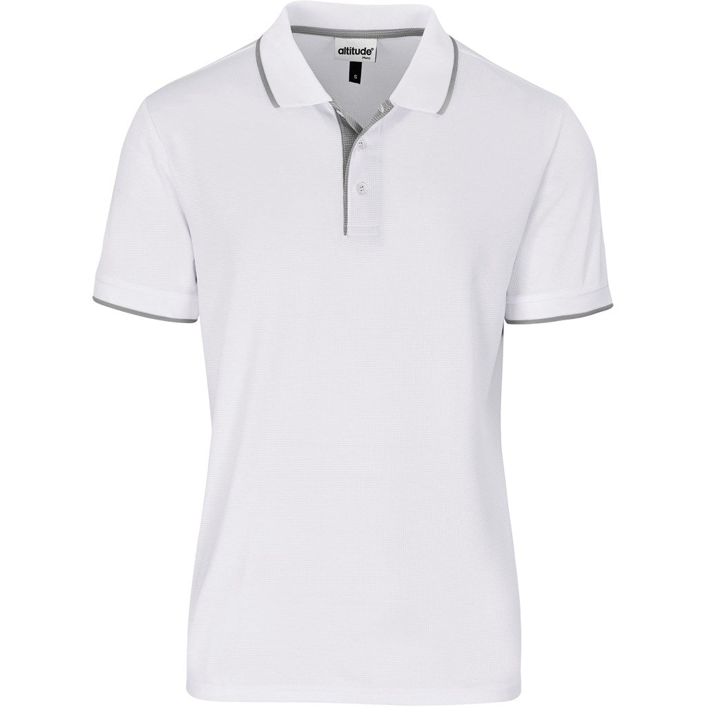Mens Orion Golf Shirt - White