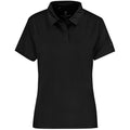 Ladies Alex Varga Questana Seamless Golf Shirt - Black