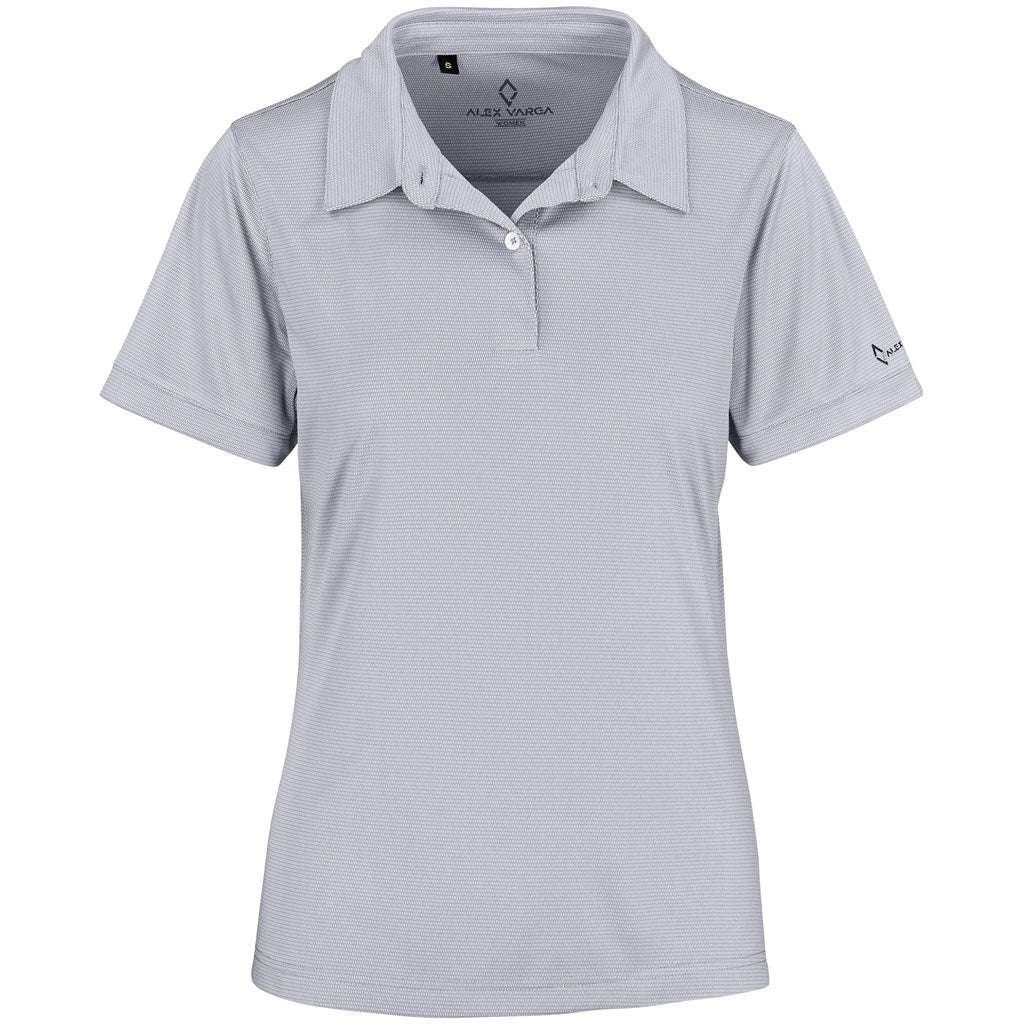 Ladies Alex Varga Callidora Golf Shirt - Light Grey