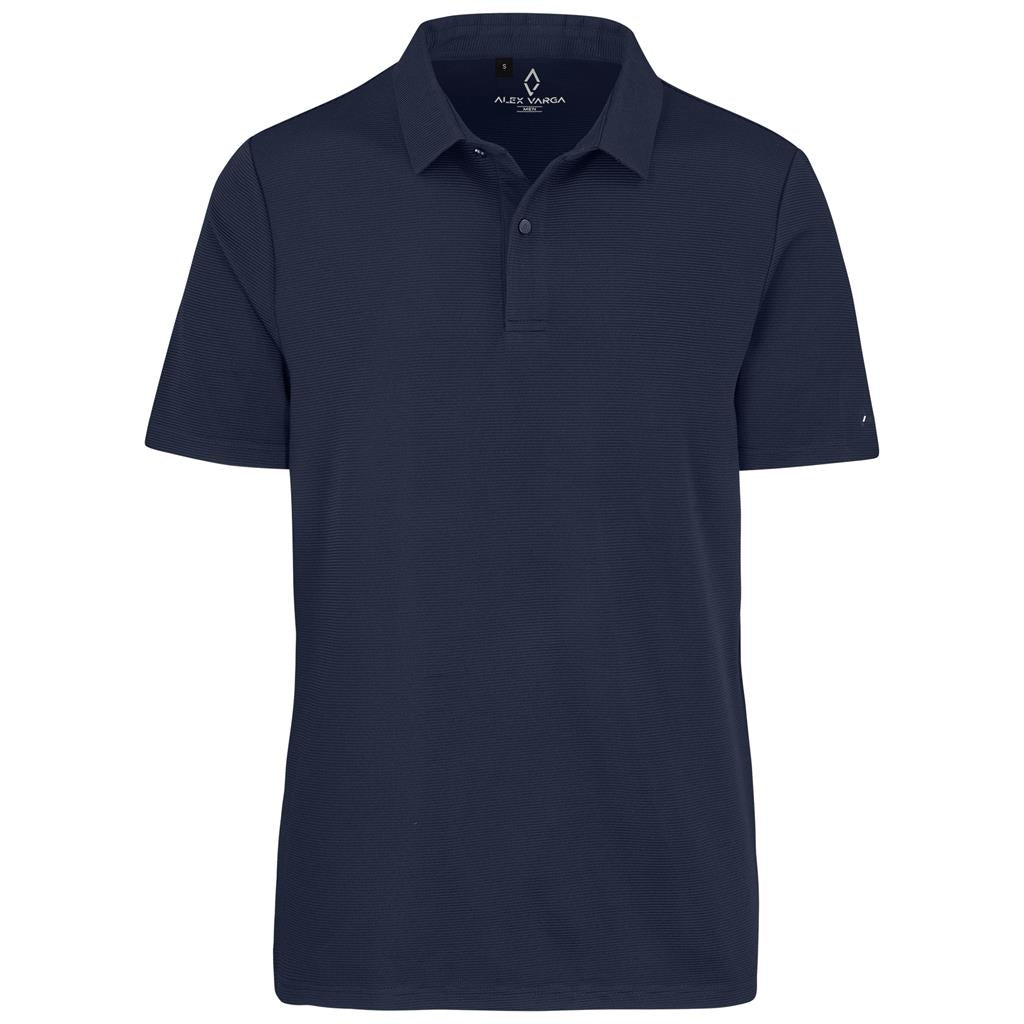 Mens Alex Varga Xenia Golf Shirt - Navy