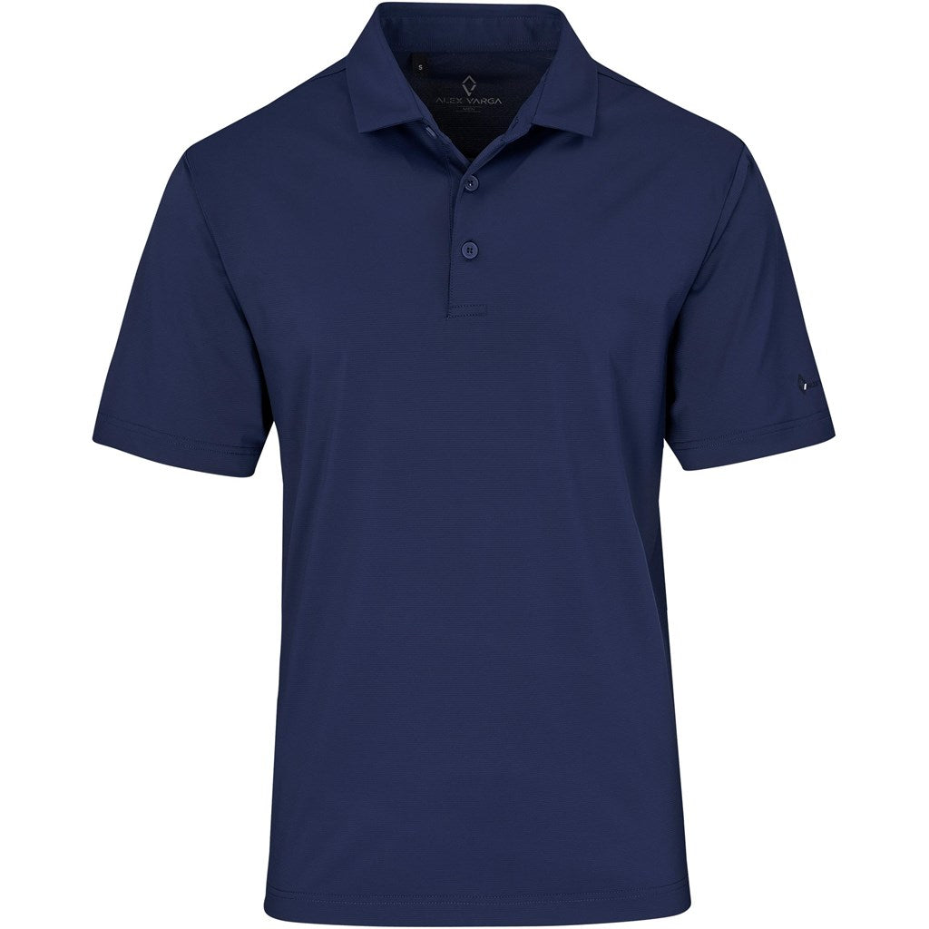 Mens Alex Varga Lucca Golf Shirt - Navy