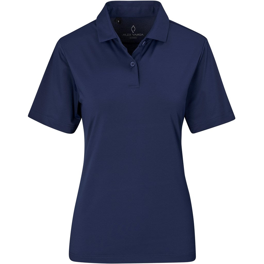 Ladies Alex Varga Lucca Golf Shirt - Navy