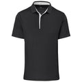 Mens Alex Varga Zenith Golf Shirt - Black