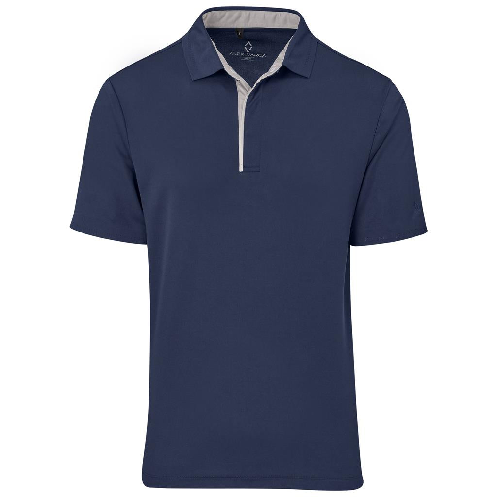 Mens Alex Varga Zenith Golf Shirt - Navy