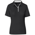 Ladies Alex Varga Zenith Golf Shirt - Black