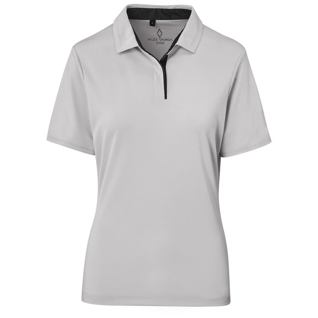 Ladies Alex Varga Zenith Golf Shirt - Light Grey