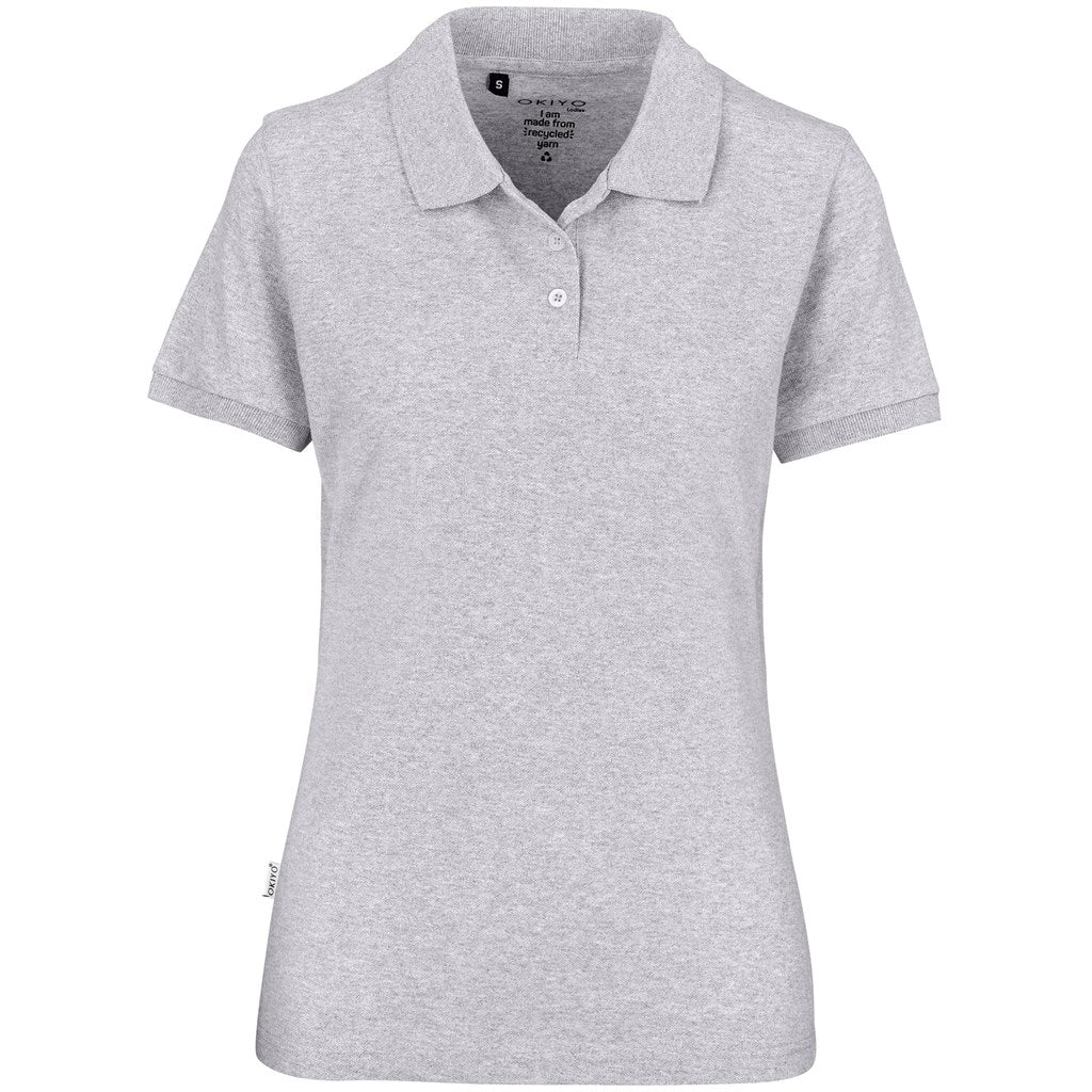 Ladies Okiyo Tenyo Recycled Golf Shirt - Grey